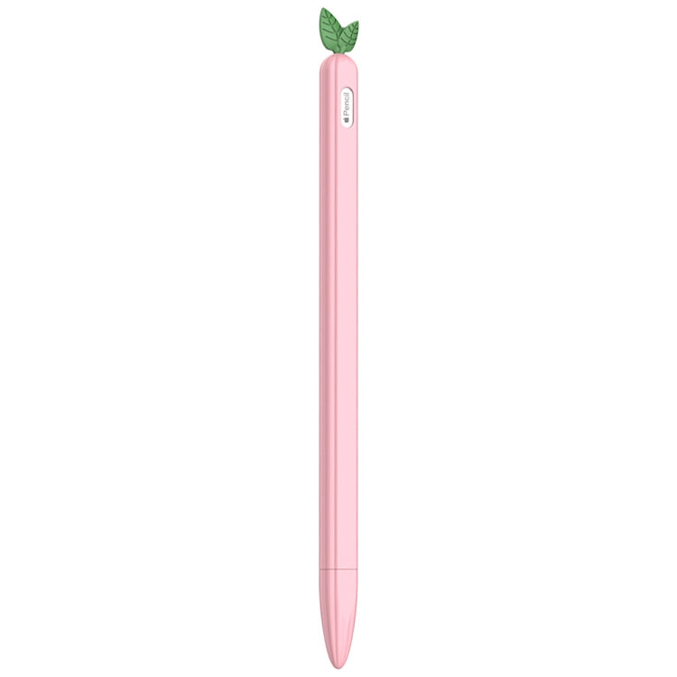 For Apple Pencil 2 Contrasting Color Mint Leaf Silicone Non-slip Protective Cover