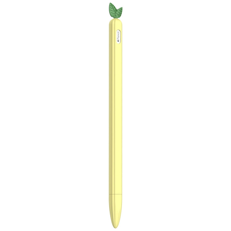 For Apple Pencil 2 Contrasting Color Mint Leaf Silicone Non-slip Protective Cover