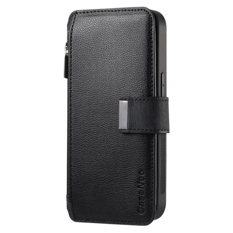 For vivo Y35 4G 2022 CaseNeo MagSafe RFID Anti-theft Zipper Wallet Retro Leather Phone Case