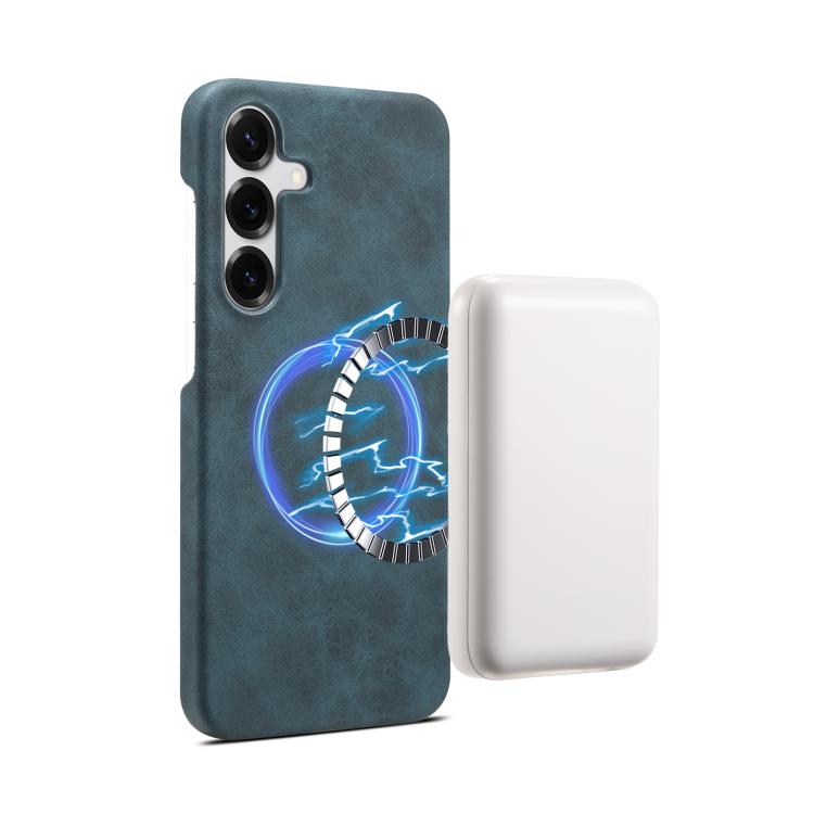 For Samsung Galaxy S25+ 5G Retro Texture MagSafe Phone Case