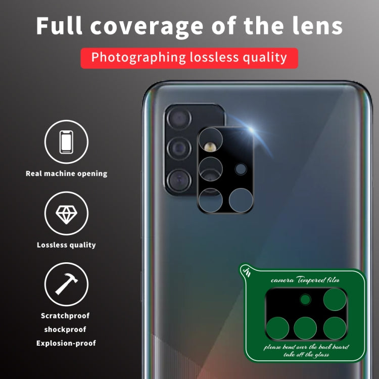 For Samsung Galaxy A51 Silk Screen Luminous Ring Back Camera Lens Film