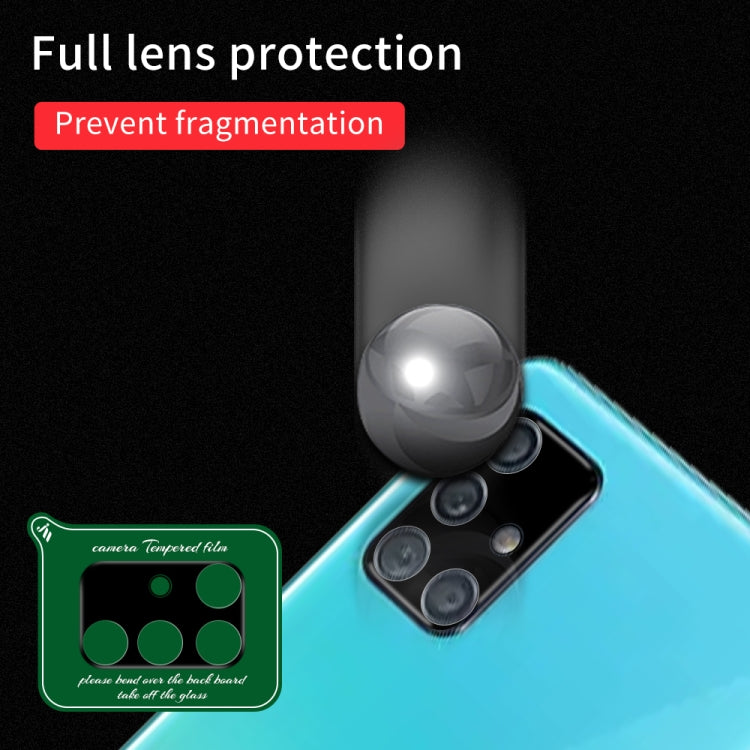 For Samsung Galaxy A51 Silk Screen Luminous Ring Back Camera Lens Film