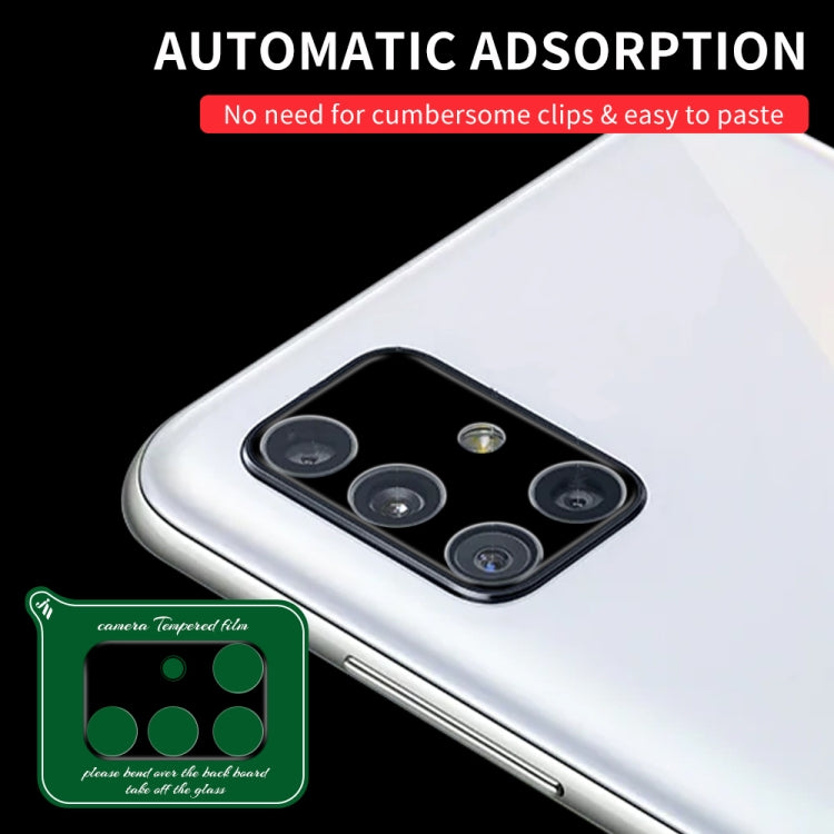 For Samsung Galaxy A51 Silk Screen Luminous Ring Back Camera Lens Film