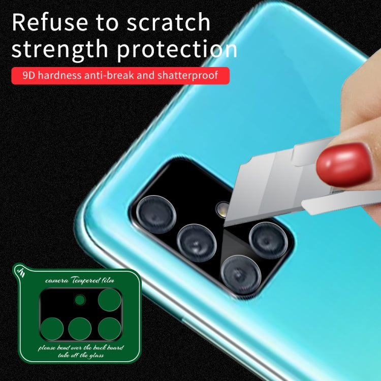 For Samsung Galaxy A51 Silk Screen Luminous Ring Back Camera Lens Film