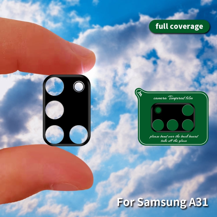 For Samsung Galaxy A31 Silk Screen Luminous Ring Back Camera Lens Film