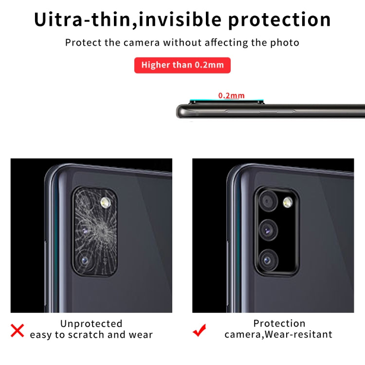 For Samsung Galaxy A41 Silk Screen Luminous Ring Back Camera Lens Film