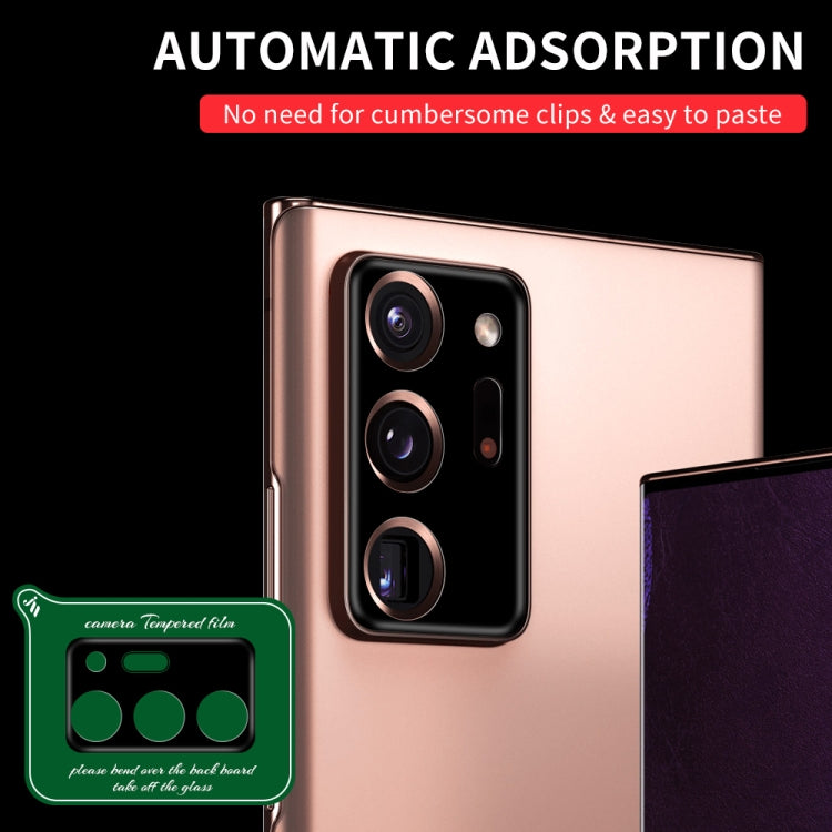 For Samsung Galaxy Note 20 Ultra Silk Screen Luminous Ring Back Camera Lens Film