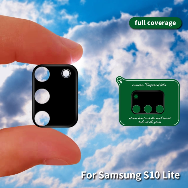 For Samsung Galaxy S10 Lite Silk Screen Luminous Ring Back Camera Lens Film