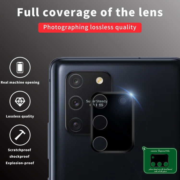 For Samsung Galaxy S10 Lite Silk Screen Luminous Ring Back Camera Lens Film