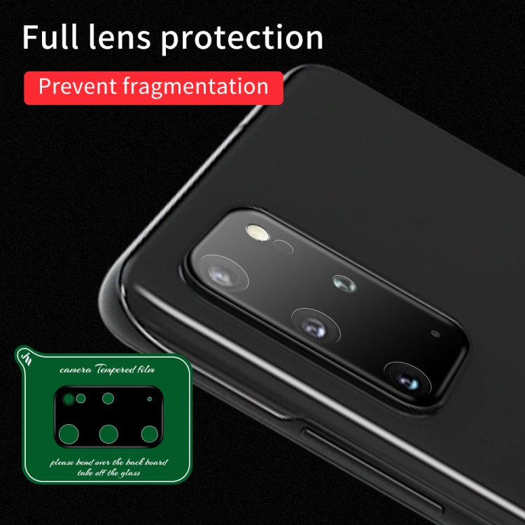For Samsung Galaxy S20+ Silk Screen Luminous Ring Back Camera Lens Film