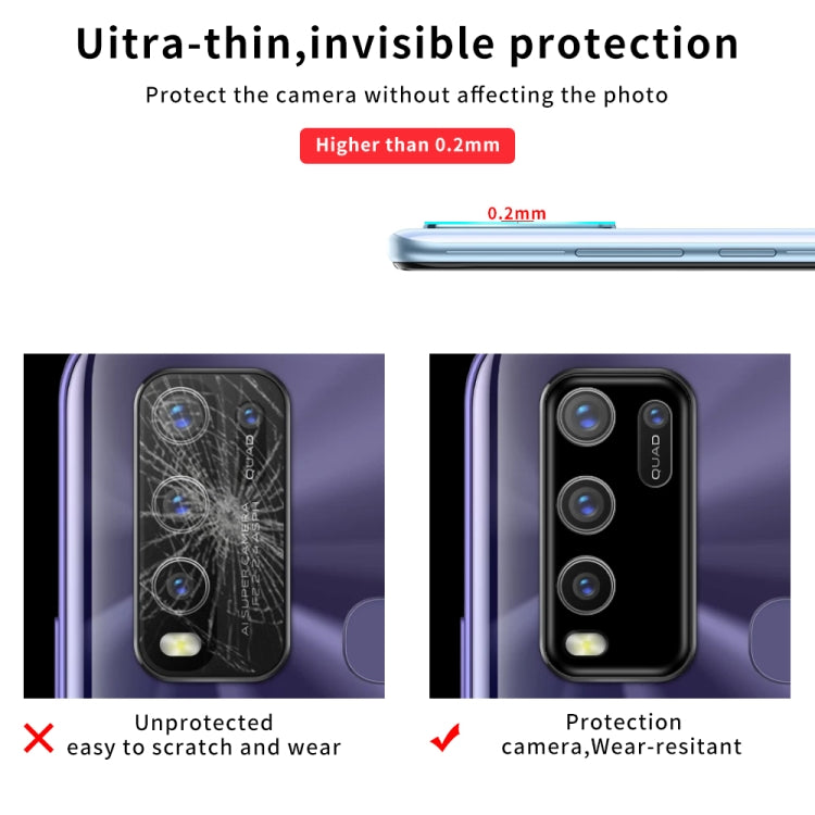 For Vivo Y50 / Y30 Silk Screen Luminous Ring Back Camera Lens Film