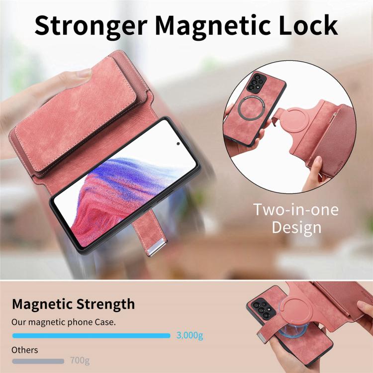 For OnePlus 13 CaseNeo MagSafe RFID Anti-theft Zipper Wallet Retro Leather Phone Case
