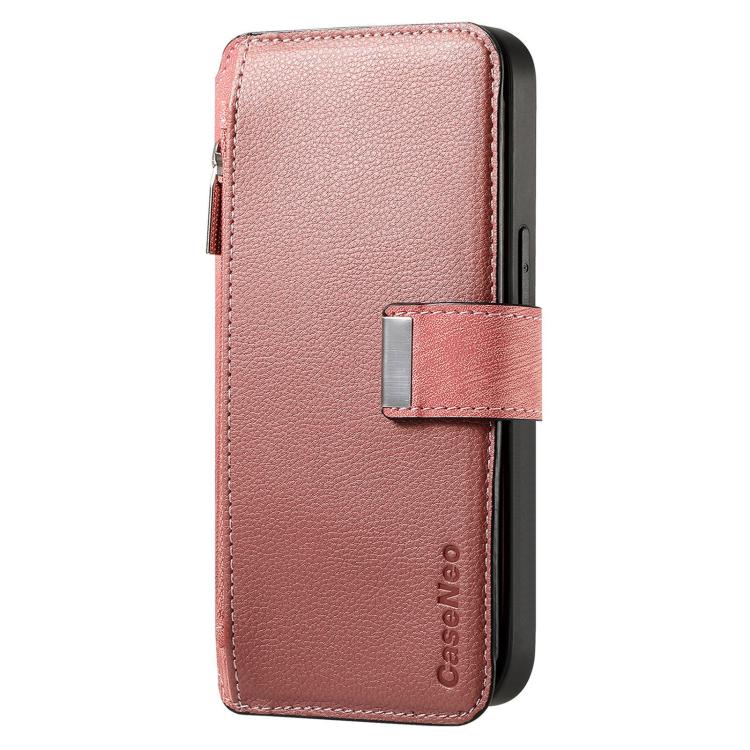 For OnePlus 15 CaseNeo MagSafe RFID Anti-theft Zipper Wallet Retro Leather Phone Case