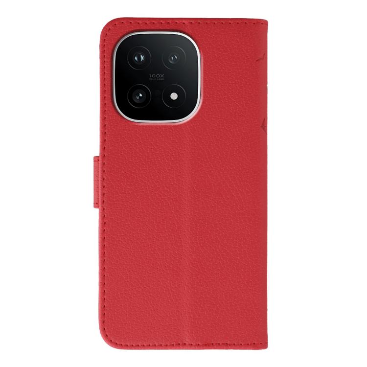 For vivo iQOO 15 Feather Pattern Litchi Texture Leather Phone Case