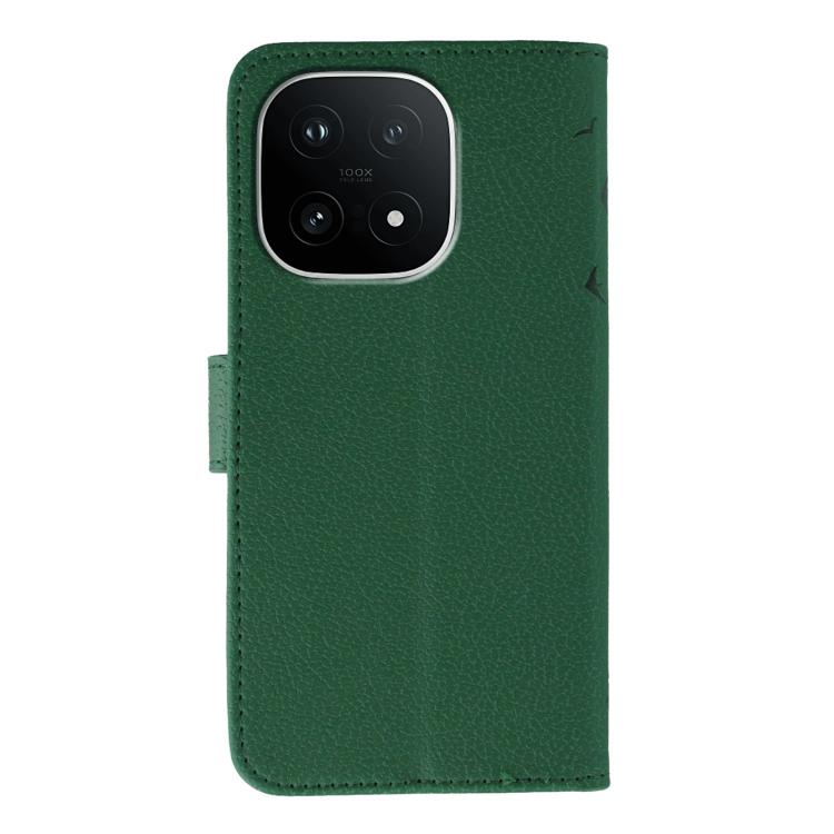For vivo iQOO 15 Feather Pattern Litchi Texture Leather Phone Case