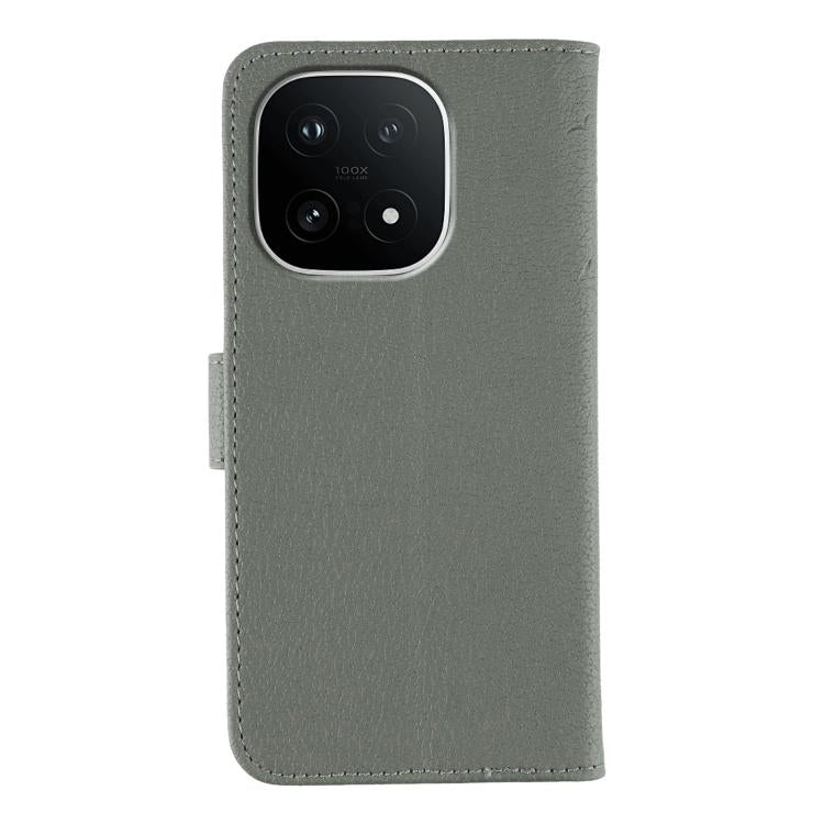 For vivo iQOO 15 Feather Pattern Litchi Texture Leather Phone Case