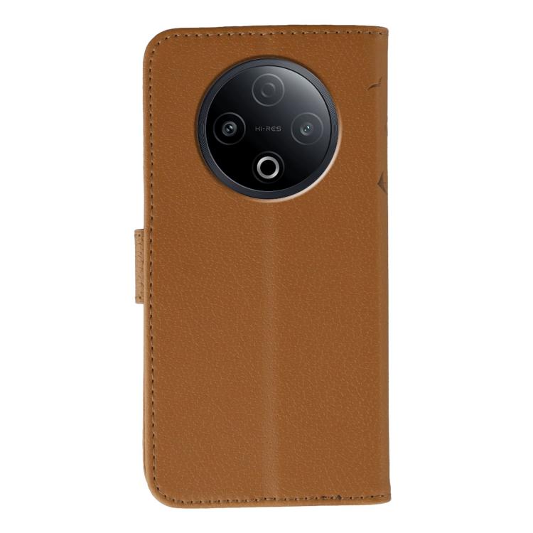 For vivo Y500 5G Feather Pattern Litchi Texture Leather Phone Case
