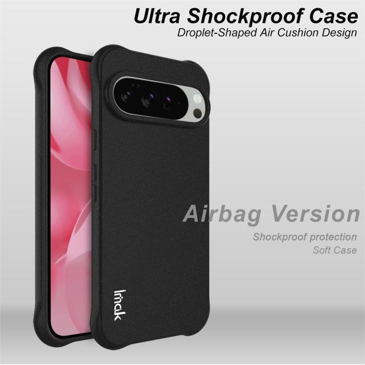 For Google Pixel 10 Pro XL imak Shockproof Airbag TPU Phone Case - Matte Black