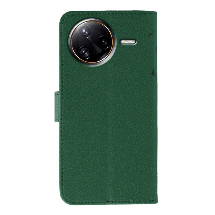 For Xiaomi Poco F7 Ultra / Redmi K80 Pro Feather Pattern Litchi Texture Leather Phone Case