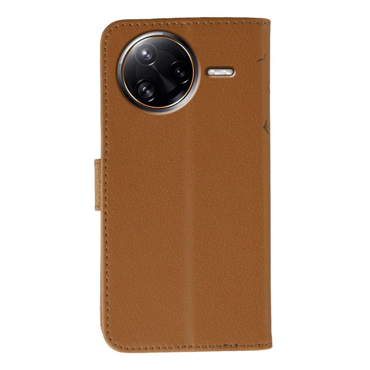 For Xiaomi Poco F7 Ultra / Redmi K80 Pro Feather Pattern Litchi Texture Leather Phone Case