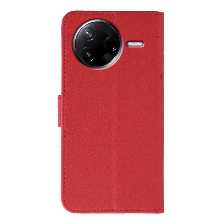 For Xiaomi Poco F7 Pro / Redmi K80 Feather Pattern Litchi Texture Leather Phone Case