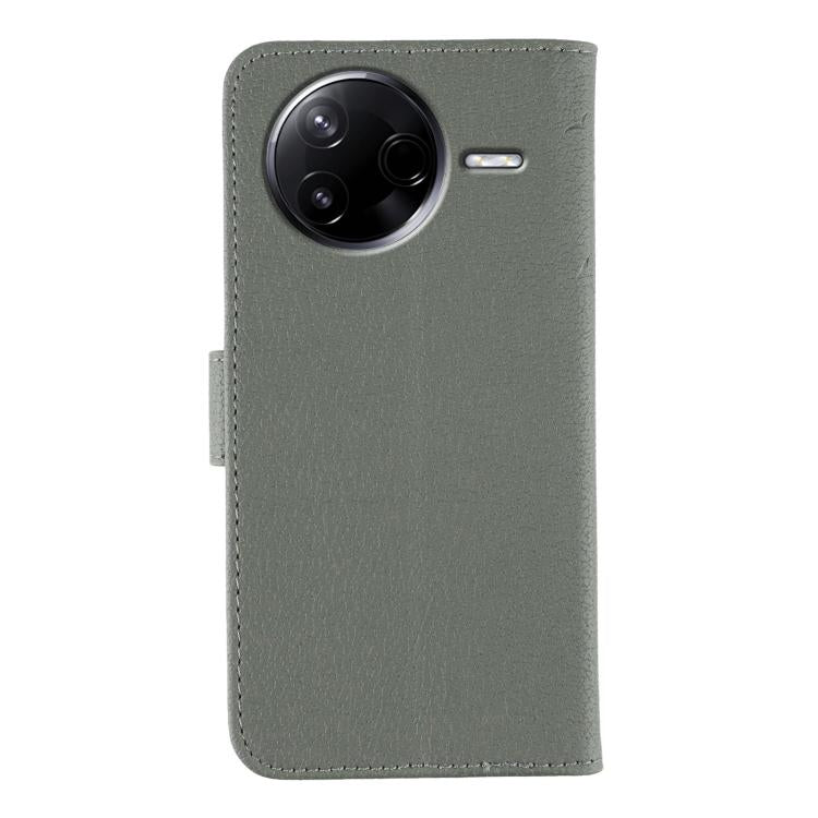 For Xiaomi Poco F7 Pro / Redmi K80 Feather Pattern Litchi Texture Leather Phone Case