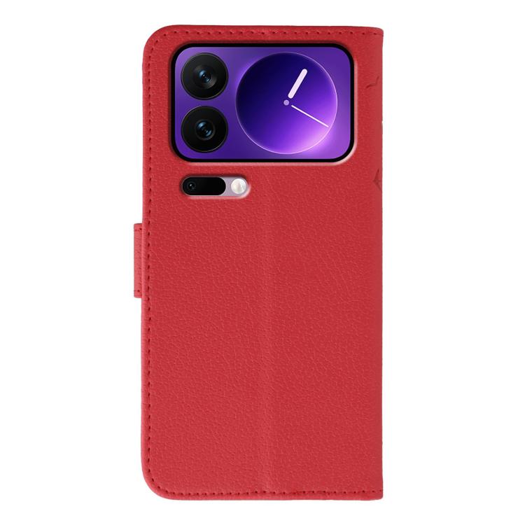 For Xiaomi 17 Pro Feather Pattern Litchi Texture Leather Phone Case