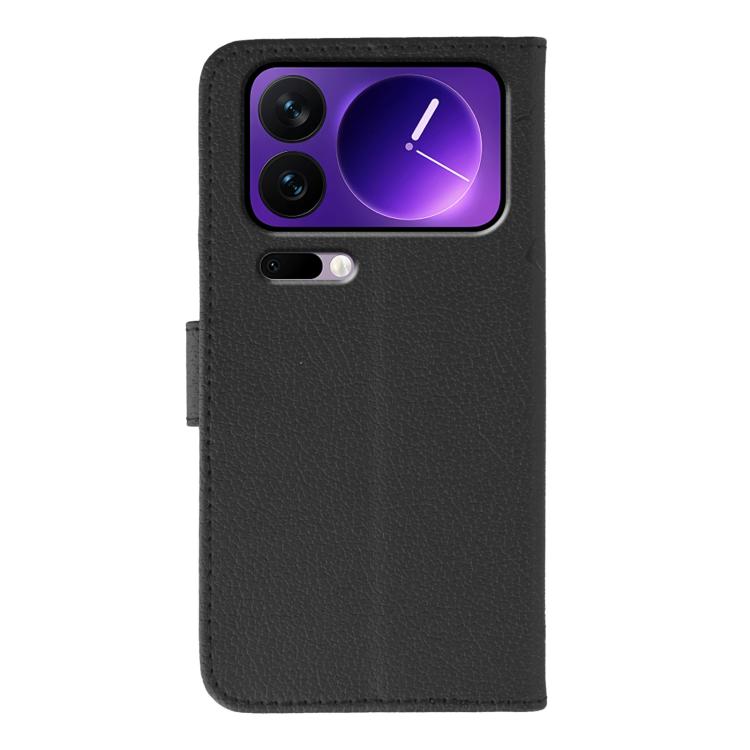 For Xiaomi 17 Pro Feather Pattern Litchi Texture Leather Phone Case