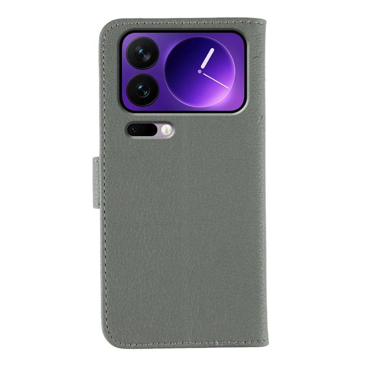 For Xiaomi 17 Pro Feather Pattern Litchi Texture Leather Phone Case