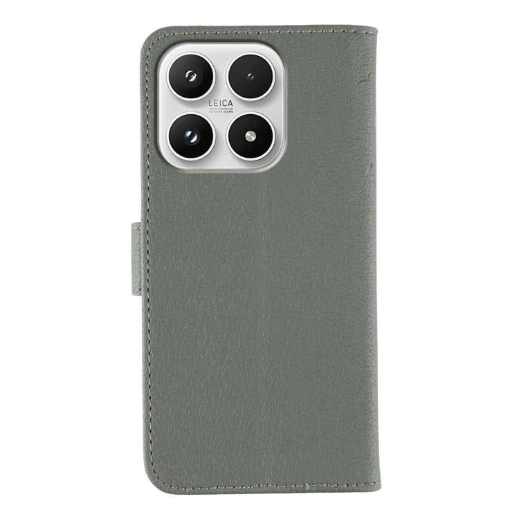 For Xiaomi 17 Feather Pattern Litchi Texture Leather Phone Case
