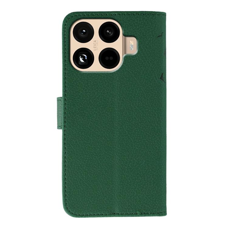 For Xiaomi 15T Pro 5G Feather Pattern Litchi Texture Leather Phone Case