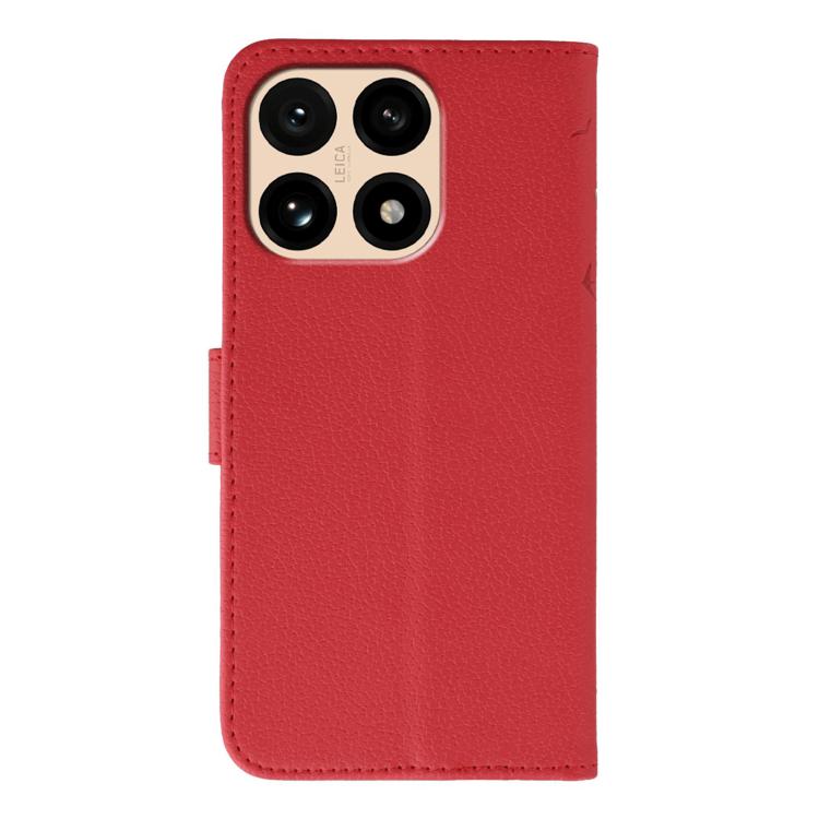 For Xiaomi 15T 5G Feather Pattern Litchi Texture Leather Phone Case