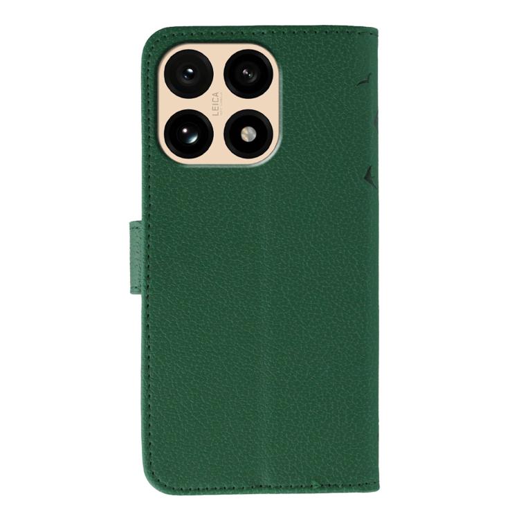 For Xiaomi 15T 5G Feather Pattern Litchi Texture Leather Phone Case