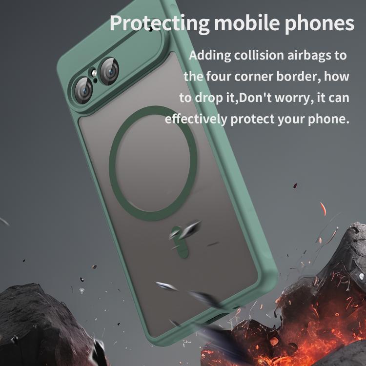 For Sony Xperia 10 VII Fan Dun Series TPU Hybrid PC Frosted Magsafe Phone Case