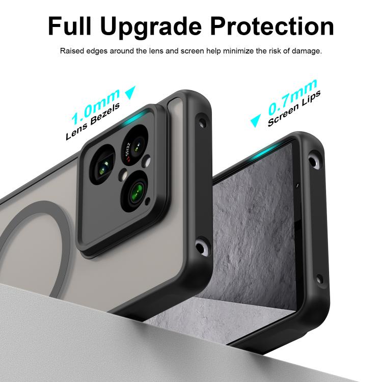 For Sony Xperia 1 VIII Fan Dun Series TPU Hybrid PC Frosted Magsafe Phone Case