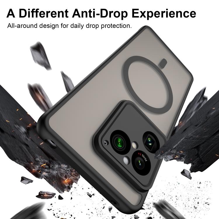 For Sony Xperia 1 VIII Fan Dun Series TPU Hybrid PC Frosted Magsafe Phone Case