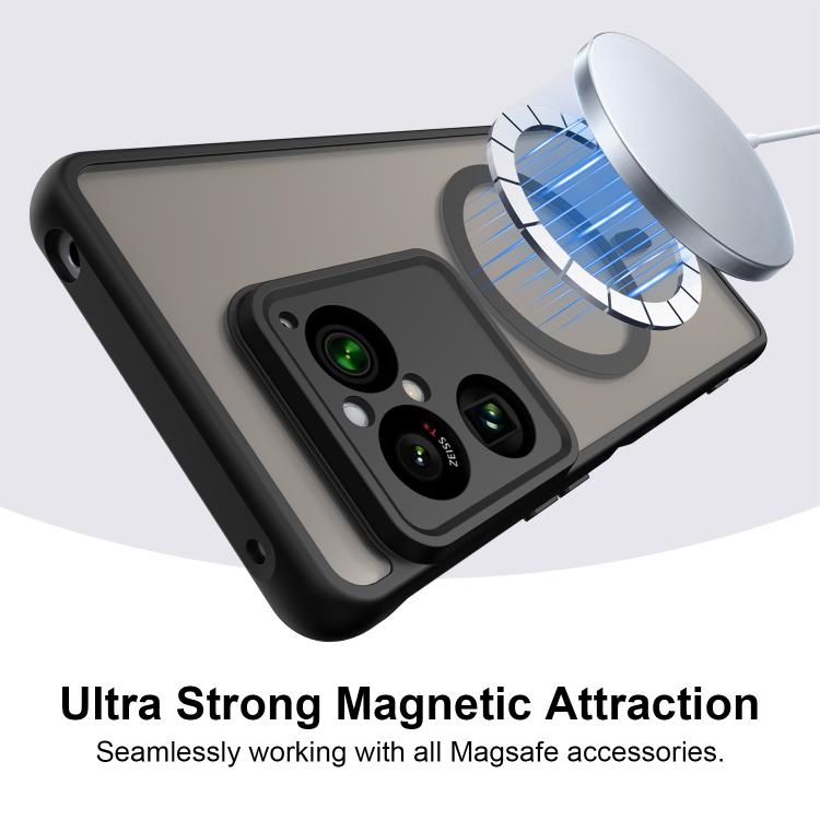 For Sony Xperia 1 VIII Fan Dun Series TPU Hybrid PC Frosted Magsafe Phone Case