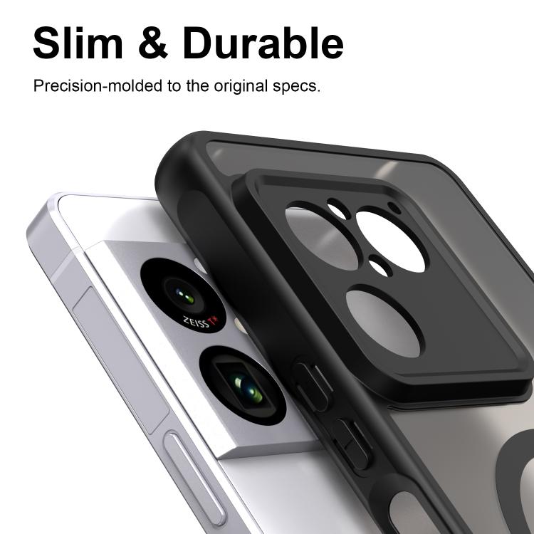 For Sony Xperia 1 VIII Fan Dun Series TPU Hybrid PC Frosted Magsafe Phone Case