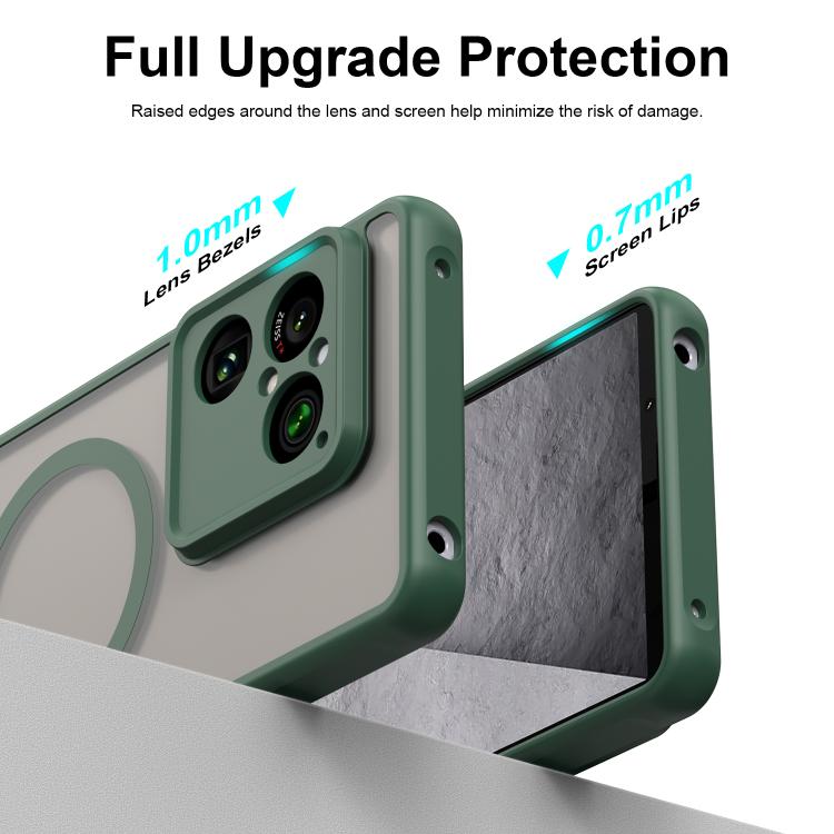 For Sony Xperia 1 VIII Fan Dun Series TPU Hybrid PC Frosted Magsafe Phone Case
