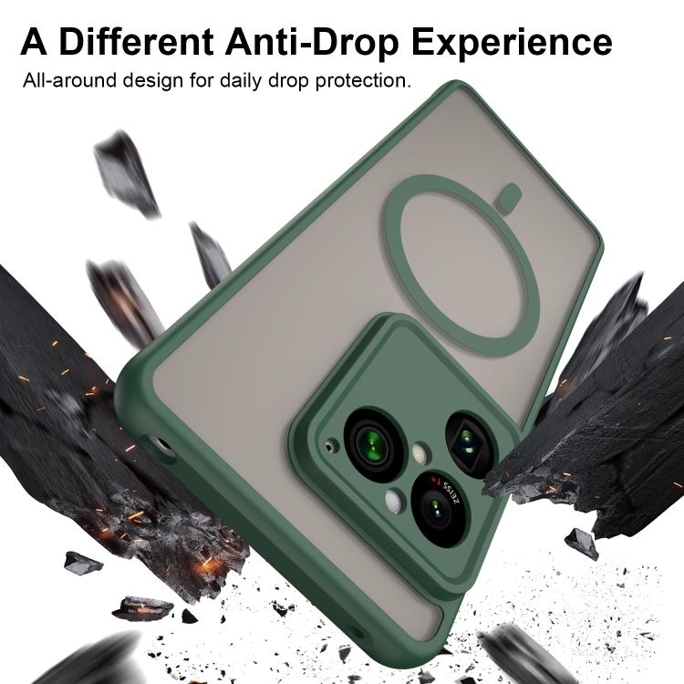 For Sony Xperia 1 VIII Fan Dun Series TPU Hybrid PC Frosted Magsafe Phone Case