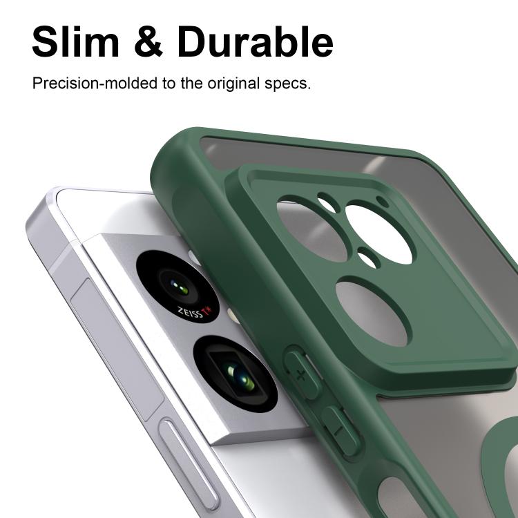 For Sony Xperia 1 VIII Fan Dun Series TPU Hybrid PC Frosted Magsafe Phone Case