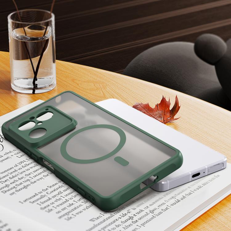 For Sony Xperia 1 VIII Fan Dun Series TPU Hybrid PC Frosted Magsafe Phone Case