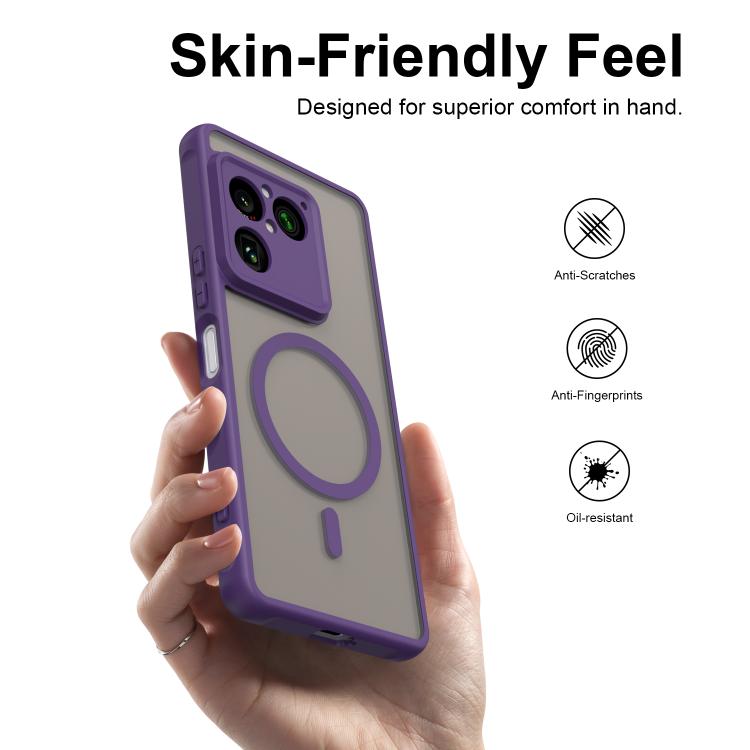 For Sony Xperia 1 VIII Fan Dun Series TPU Hybrid PC Frosted Magsafe Phone Case