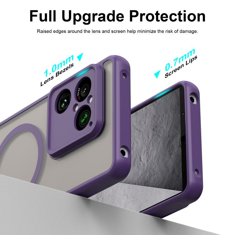 For Sony Xperia 1 VIII Fan Dun Series TPU Hybrid PC Frosted Magsafe Phone Case