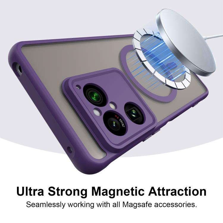 For Sony Xperia 1 VIII Fan Dun Series TPU Hybrid PC Frosted Magsafe Phone Case