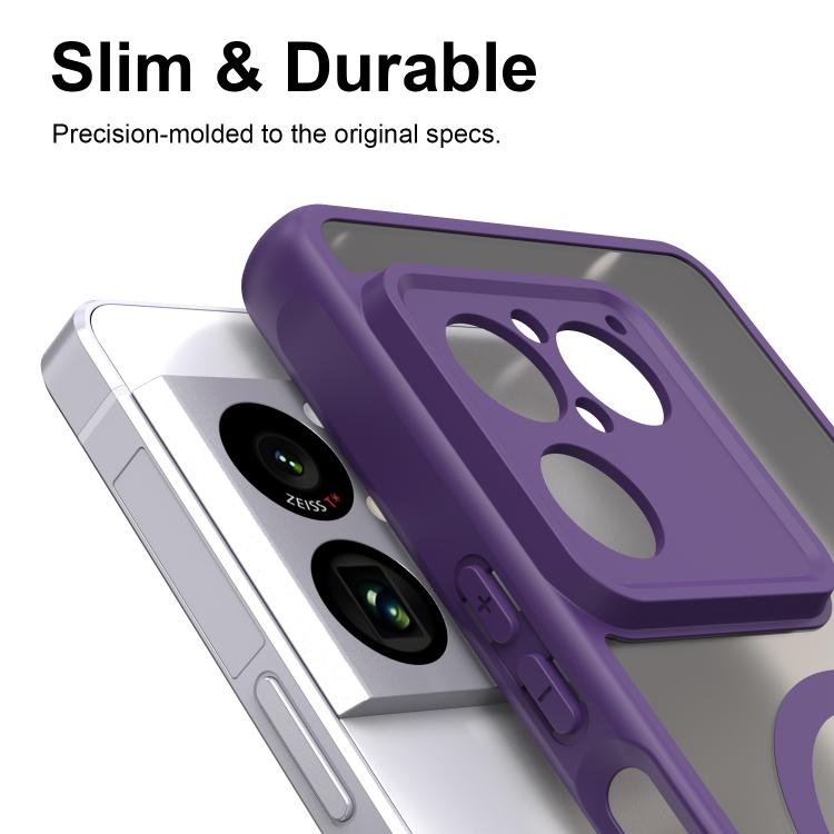 For Sony Xperia 1 VIII Fan Dun Series TPU Hybrid PC Frosted Magsafe Phone Case