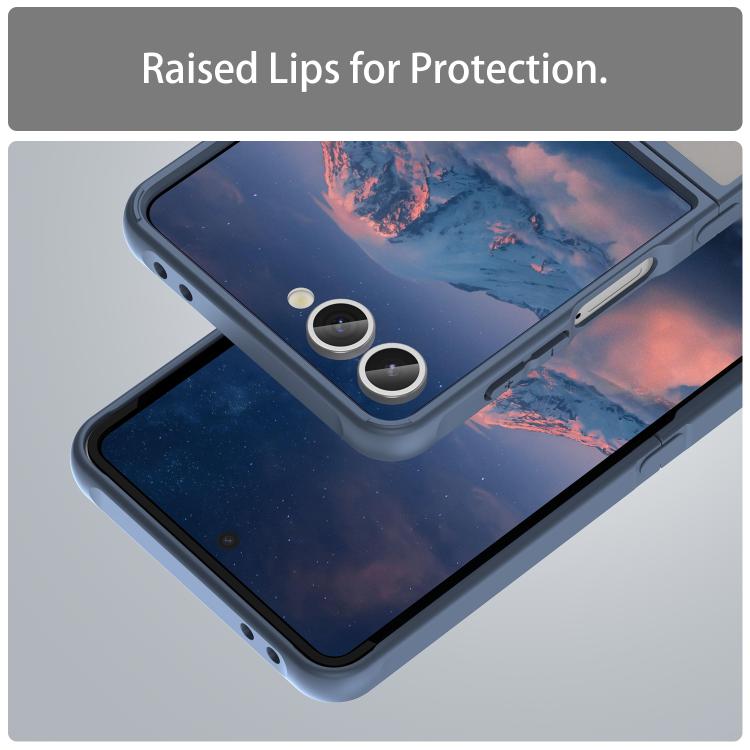 For Samsung Galaxy Z Flip7 5G Fan Dun Series TPU Hybrid PC Frosted Phone Case