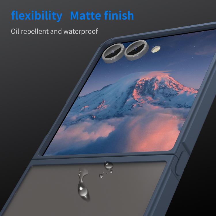 For Samsung Galaxy Z Flip7 5G Fan Dun Series TPU Hybrid PC Frosted Phone Case