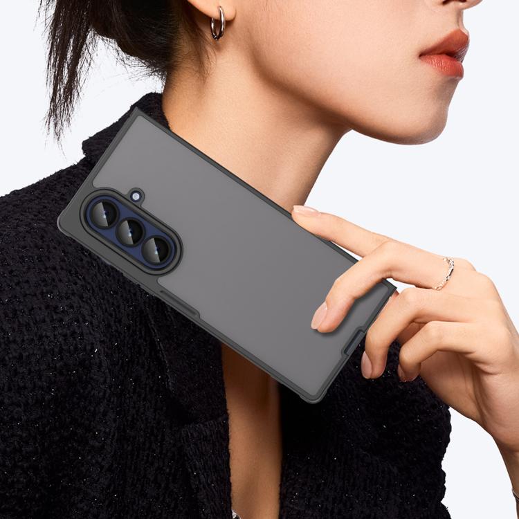 For Samsung Galaxy Z Fold7 5G Fan Dun Series TPU Hybrid PC Frosted Phone Case