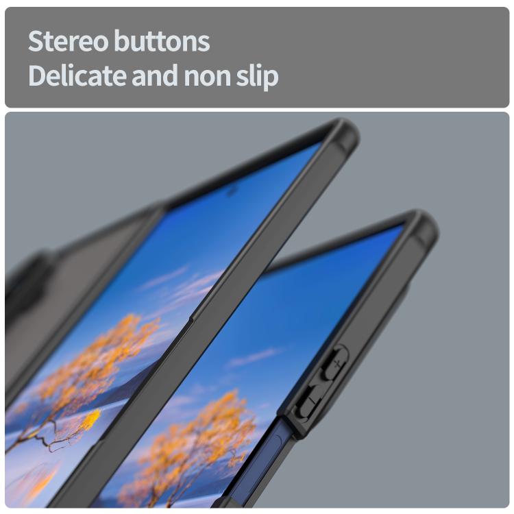 For Samsung Galaxy Z Fold7 5G Fan Dun Series TPU Hybrid PC Frosted Phone Case